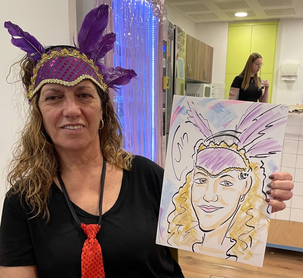 צייר קריקטורות לאירועים